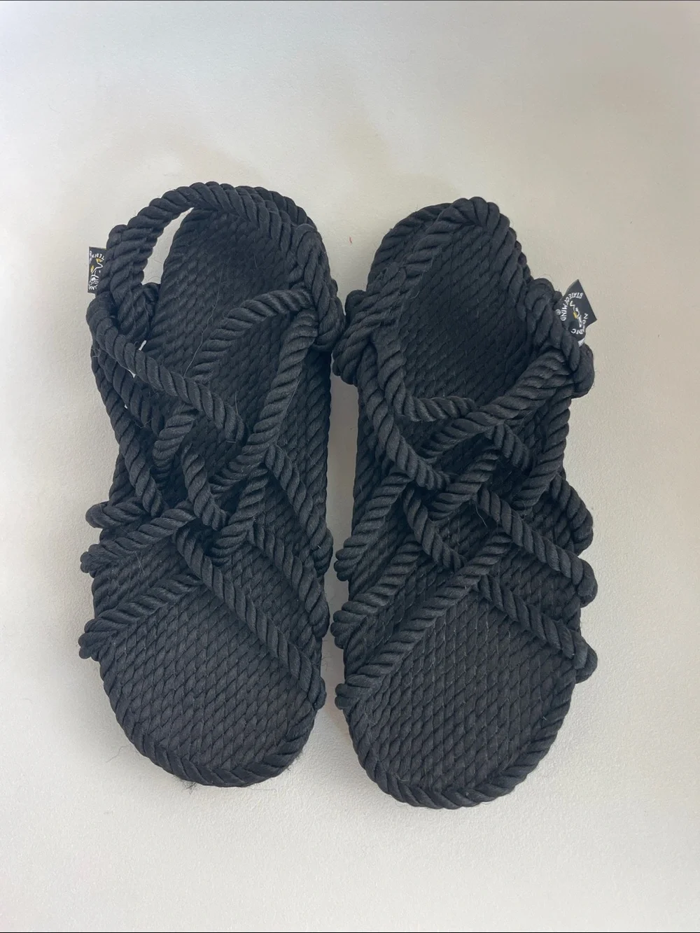 Nomadic State of Mind Black Rope JC Sandals size 38 (8-8.5)